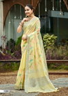 Classical By Bunawat Linen Woven Traditional Sarees Wholesale Market In Surat